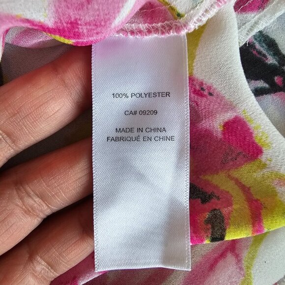 Women's Floral Sleeveless Pullover Top, Size M - Picture 11 of 14